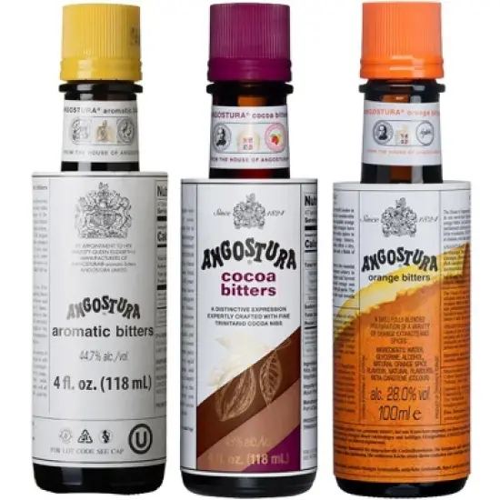 Angostura Bitters Mixed 3 Pack - Aromatic, Orange and Cocoa 4oz Premium Cocktail Bitters for Home and Professional Mixologists image {5}