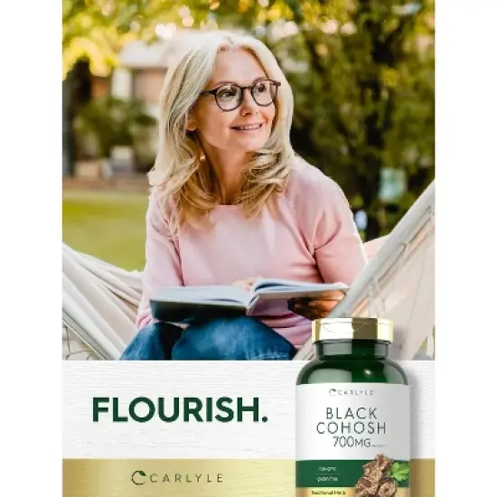 Carlyle Black Cohosh 700mg | 300 Capsules image {6}