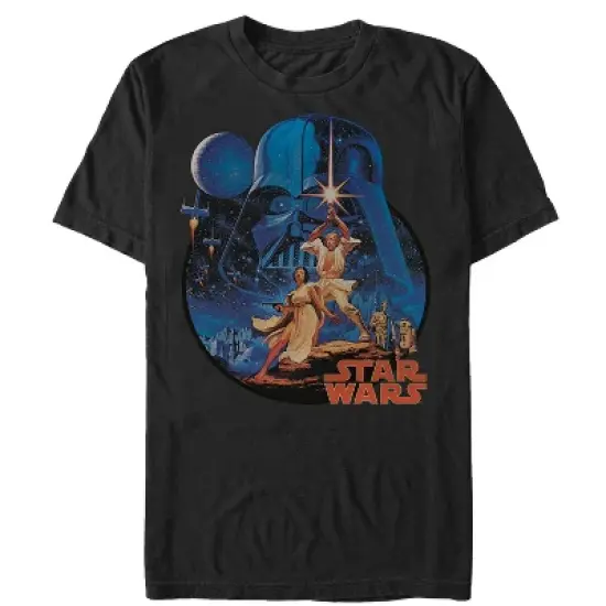 Men's Star Wars Vintage Art T-Shirt image {4}