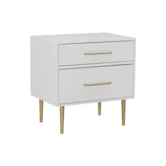 Gloria 2 Drawer Nightstand - Linon image {20}