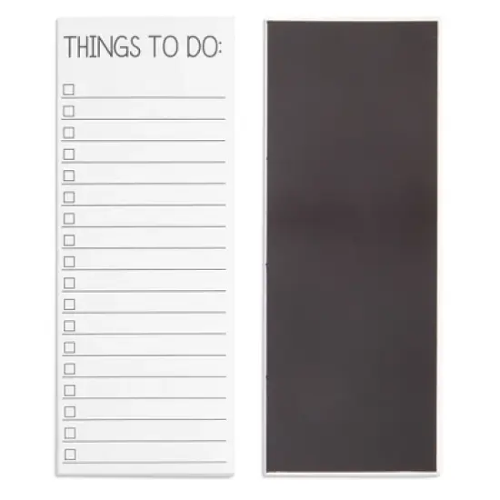 Paper Junkie 6-Pack Grocery List Magnet Pad for Fridge, To Do Planner, Things to Buy Shopping Notepad, 3 Designs, 3.5 x 9 In image {6}