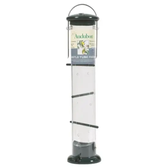 Audubon Finch 2 lb Plastic Thistle Tube Bird Feeder 8 ports image {1}