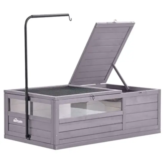 Aivituvin Wooden Tortoise House | Large Turtle Habitat-AIR21 image {7}