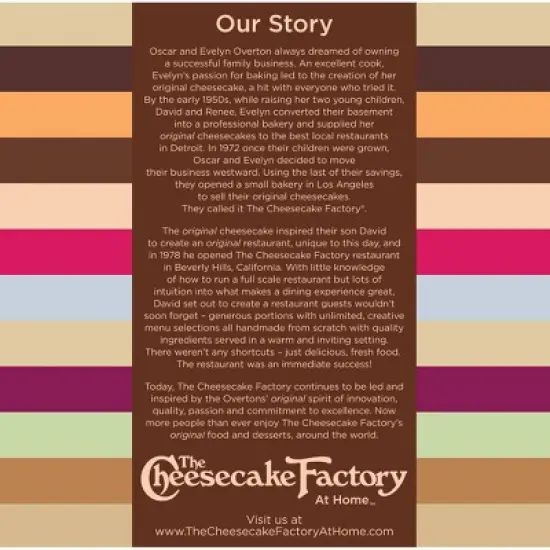 The Cheesecake Factory Frozen Original Cheesecake - 34oz image {4}