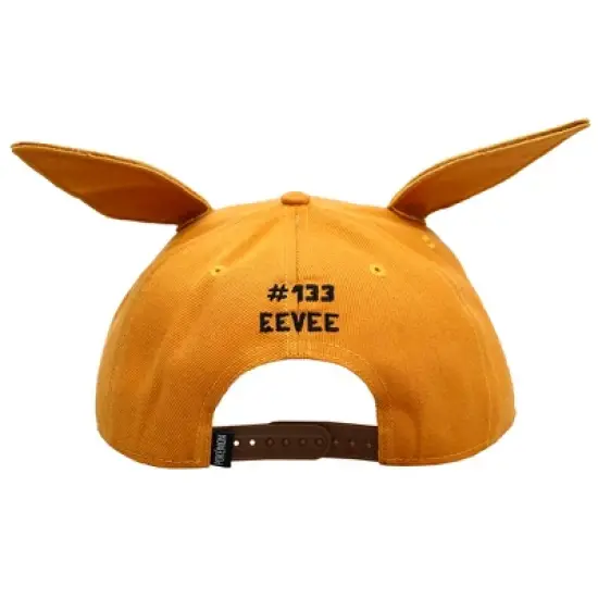 Pokemon Eevee 3D Cosplay Pre-Curved Snapback Hat image {3}