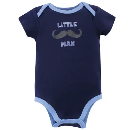 Luvable Friends Baby Boy Cotton Bodysuits 5pk, Trucks image {4}