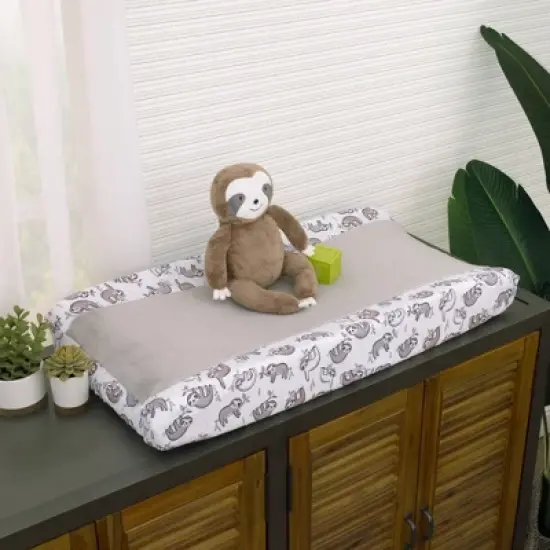 Little Love by NoJo Sloth Let's Hang Out Changing Pad Cover image {1}