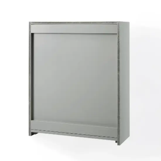 Savannah Wall Cabinet Gray - Crosley image {8}