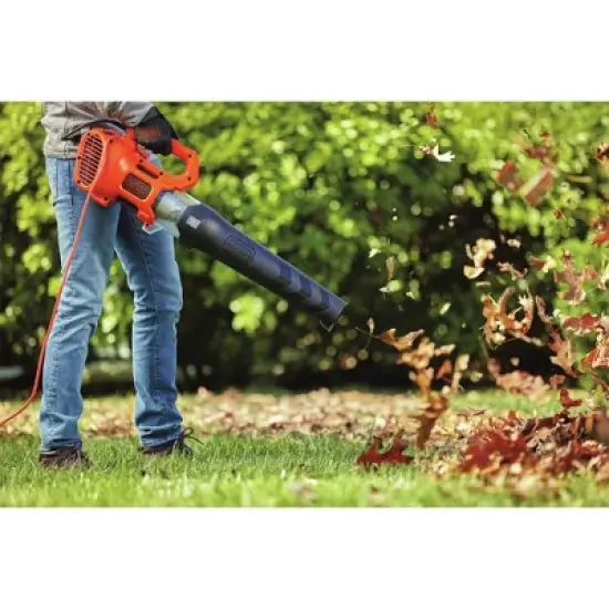Black & Decker BEBL750 9 Amp Compact Corded Axial Leaf Blower image {4}