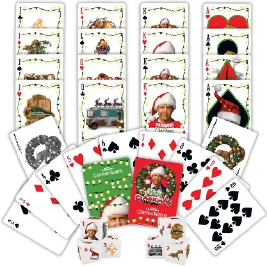 MasterPieces National Lampoon's Christmas Vacation 2-pack Playing Cards & Dice Set for Kids and Families image {2}