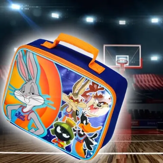 Space Jam 2 A new Legacy Tune Squad Lunch Box Bag Tote Blue image {3}