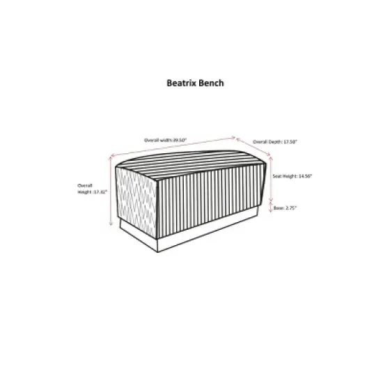 Brigitta Bench - Chic Home Design image {4}