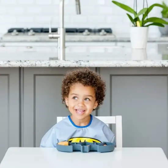 Bumkins DC Comics Batman Grip Dish - Gray image {9}