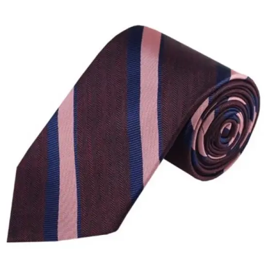Men's Stripe 3.25 Inch Wide And 58 Inch Long Woven Neckties image {26}