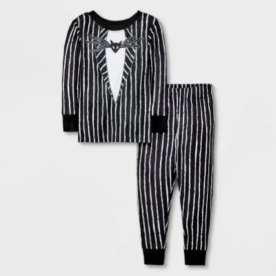 Toddler Boys' Disney The Nightmare Before Christmas Jack Skellington Pajama Set - Black image {3}