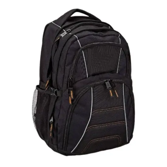 Summit Adventure Black Laptop Backpack With Padded Sleeve image {4}