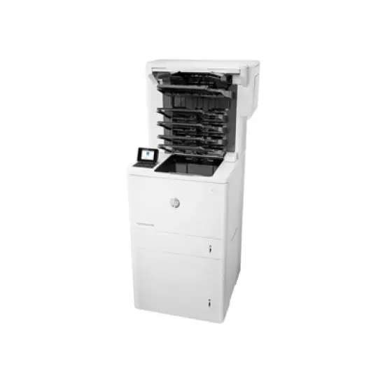 HP LaserJet Enterprise M607n Laser Printer, Black And White Mobile Print Up to image {2}