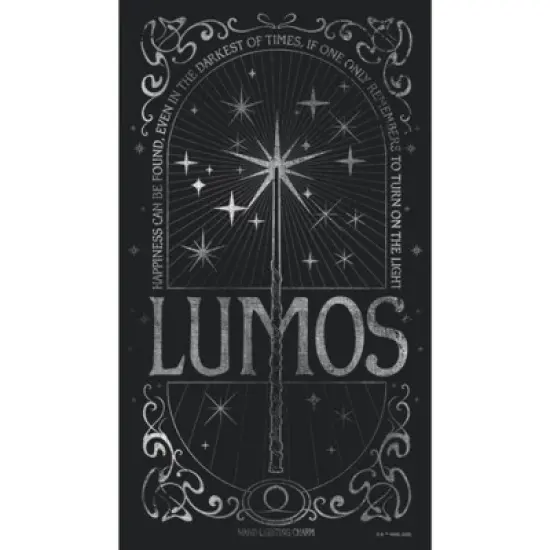 Women's Harry Potter Lumos Happiness Spell Racerback Tank Top image {1}