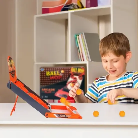 Point Games Ball Hop Game - Collapsible Arcade Games - Solo or Team Home Tabletop Game for Party Activity Birthday - Easy Setup (Small) image {2}