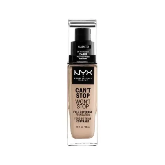 NYX Professional Makeup Can't Stop Won't Stop 24Hr Full Coverage Matte Finish Foundation - 1 fl oz image {7}