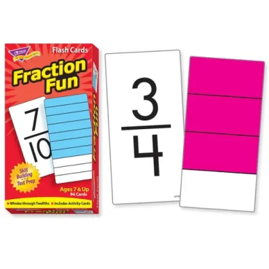 TREND Fraction Fun Skill Drill Flash Cards image {1}