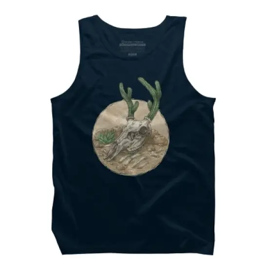 Men's Design By Humans Deer Cactus 2 By kelelowor Tank Top image {6}