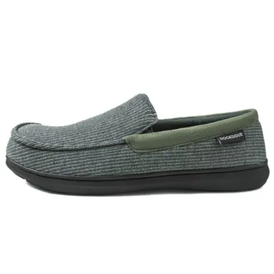 RockDove Men's Liam Jersey Knit Moc Slipper image {3}