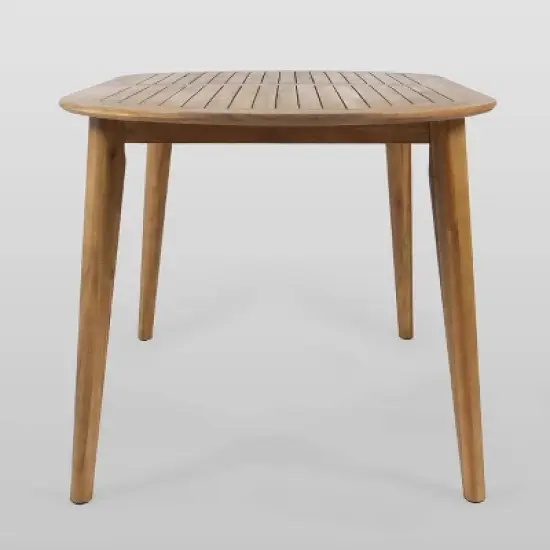 Stamford Oval Acacia Wood Dining Table - Teak - Christopher Knight Home image {3}