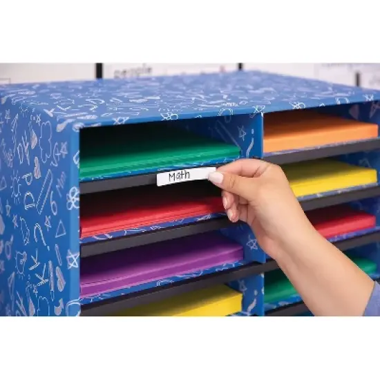Bankers Box Classroom Collection 10-Compartment Mail Sorters 19.5" x 12.375" Blue (3384201) image {4}