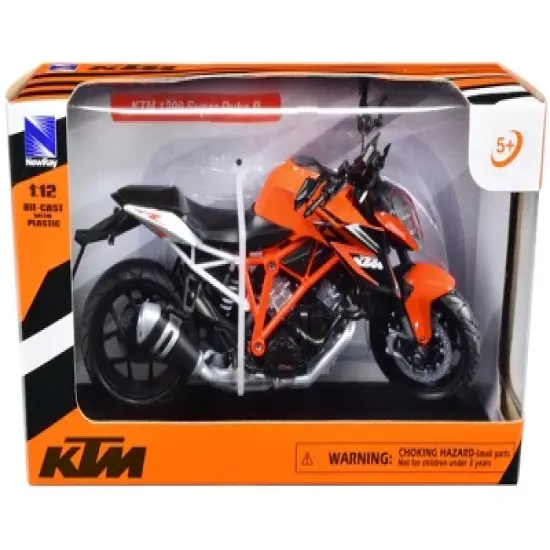 KTM 1290 Super Duke R Motorcycle Orange 1/12 Diecast Model by New Ray image {2}