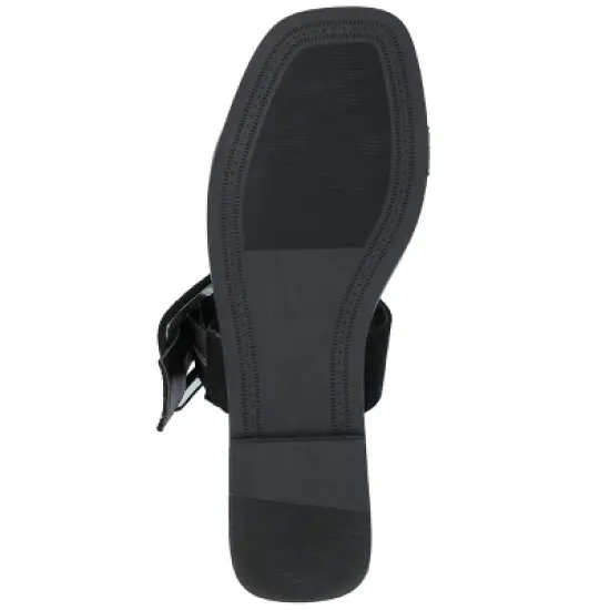 Journee Collection Womens Kerris Tru Comfort Foam Multi Strap Slip On Sandals image {4}