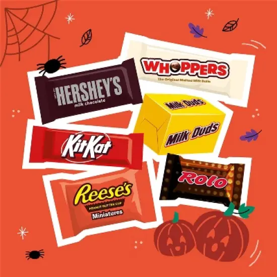 HERSHEY'S Chocolate Assorted Halloween Candy Miniatures - 51.03oz/165pc image {4}