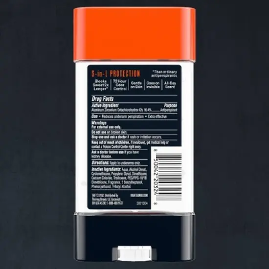 Right Guard Xtreme Defense Gel Antiperspirant & Deodorant - Fresh Blast - 4oz image {5}