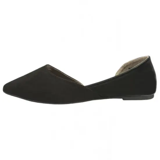 Alpine Swiss Anya Womens D&rsquo;Orsay Pointed Toe Ballet Flats Dressy Slip On Comfortable Shoes image {2}