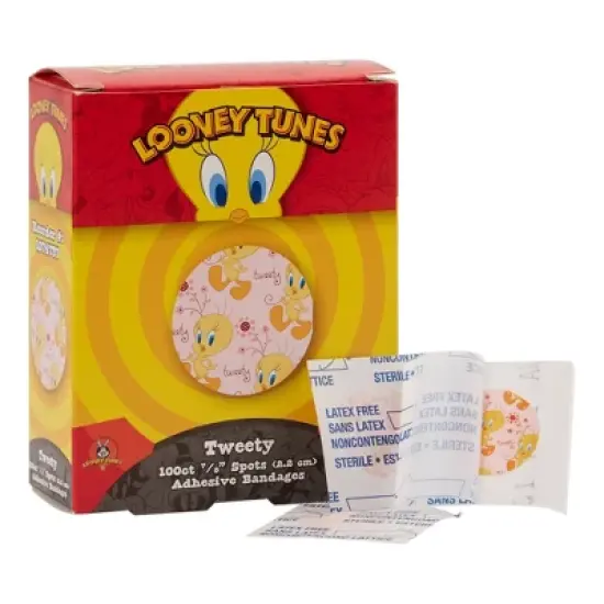 Looney Tunes Adhesive Spot Bandage, 7/8 in, 100 Count, 1 Pack image {4}