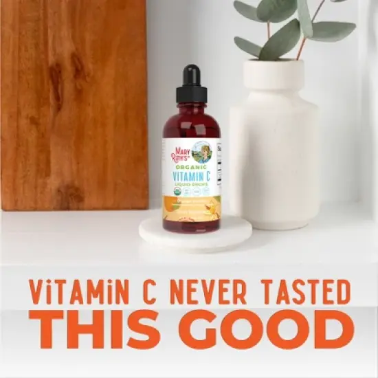 MaryRuth's Adult Vitamin C Drops, Orange Vanilla, Org, 4 oz image {10}