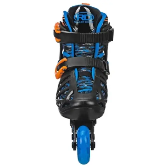 Roller Derby Tracer Kids' Adjustable Inline Skate - Black/Blue image {4}