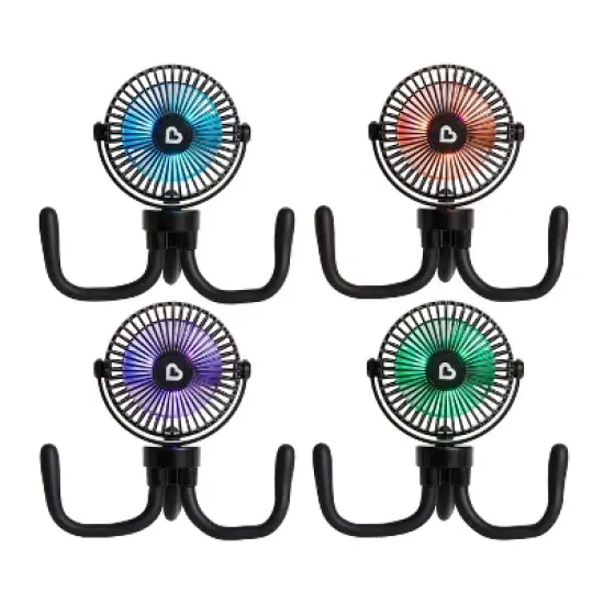 Munchkin Stroller Fan - Portable Baby Cooling System with LED Lights image {4}