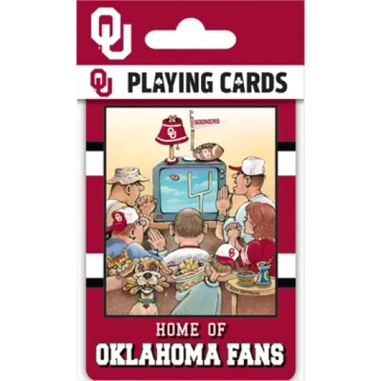 MasterPieces Officially Licensed NCAA Oklahoma Sooners Fan Deck Playing Cards - 54 Card Deck image {4}