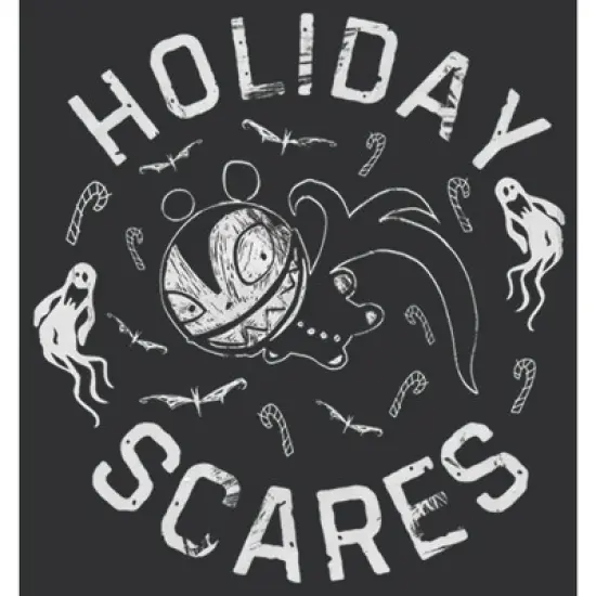 Women's The Nightmare Before Christmas Scary Teddy Holiday Scares Racerback Tank Top image {1}