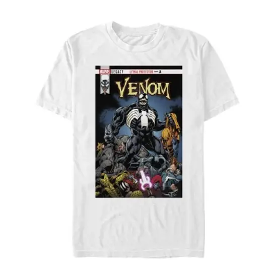 Men's Marvel Venom Lethal Protector Pile T-Shirt image {4}