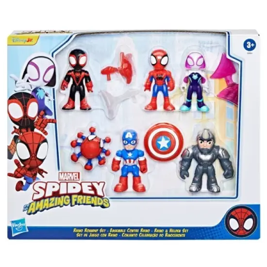Spidey and His Amazing Friends 3" Collection Pack Action Figure Playset image {2}