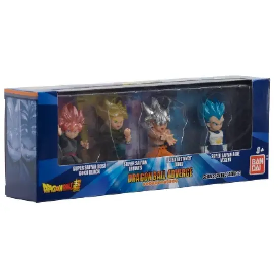 Dragon Ball Super:  SS Rose Goku Black - SS Trunks - Ultra instinct Goku  - SS Blue Vegeta Action Figure 4pk image {17}