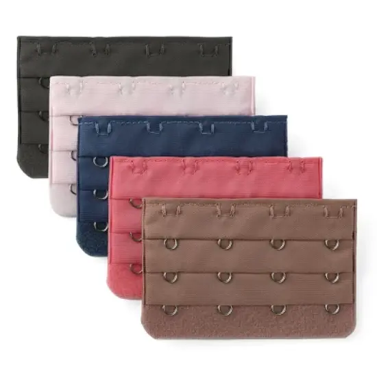 Allegra K Women's 3x4 Hooks Bra Extender Extension Strap Bra Band Multicolor image {11}