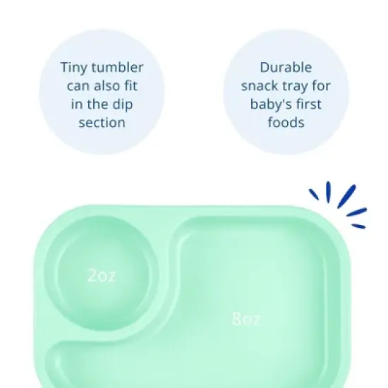 Re-Play My First Food Dinnerware Set - Mint - 6ct image {2}