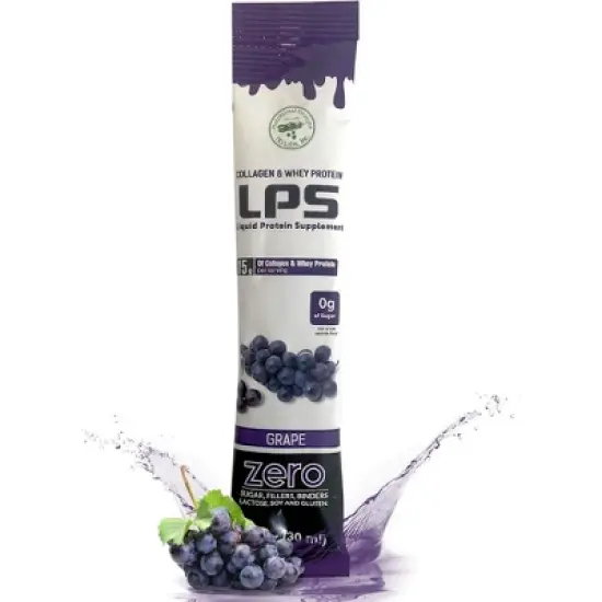LPS Liquid Collagen & Whey Protein Supplement, Grape, 1 Oz, image {4}