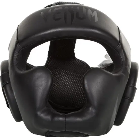 Venum Challenger 2.0 Skintex Leather MMA Training Headgear - Black image {3}