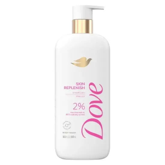 Dove Beauty Serum Body Wash with 2% Niacinamide and BHA Refining Serum - Skin Replenish -18.5 fl oz image {10}