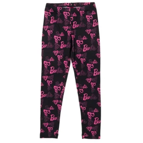 Barbie Girls Fleece Hoodie Graphic T-Shirt and Leggings 3 Piece Outfit Set  image {4}