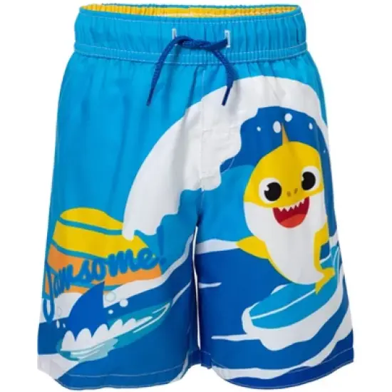Pinkfong Baby Shark Rash Guard and Swim Trunks Outfit Set Toddler image {2}